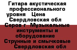 Гитара акустическая профессионального уровня › Цена ­ 25 000 - Свердловская обл., Серов г. Музыкальные инструменты и оборудование » Струнные и смычковые   . Свердловская обл.,Серов г.